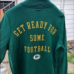 Women’s VS Pink Green Bay Packers Quarter Zip